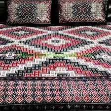 Traditional Ajrak Pattern Mix